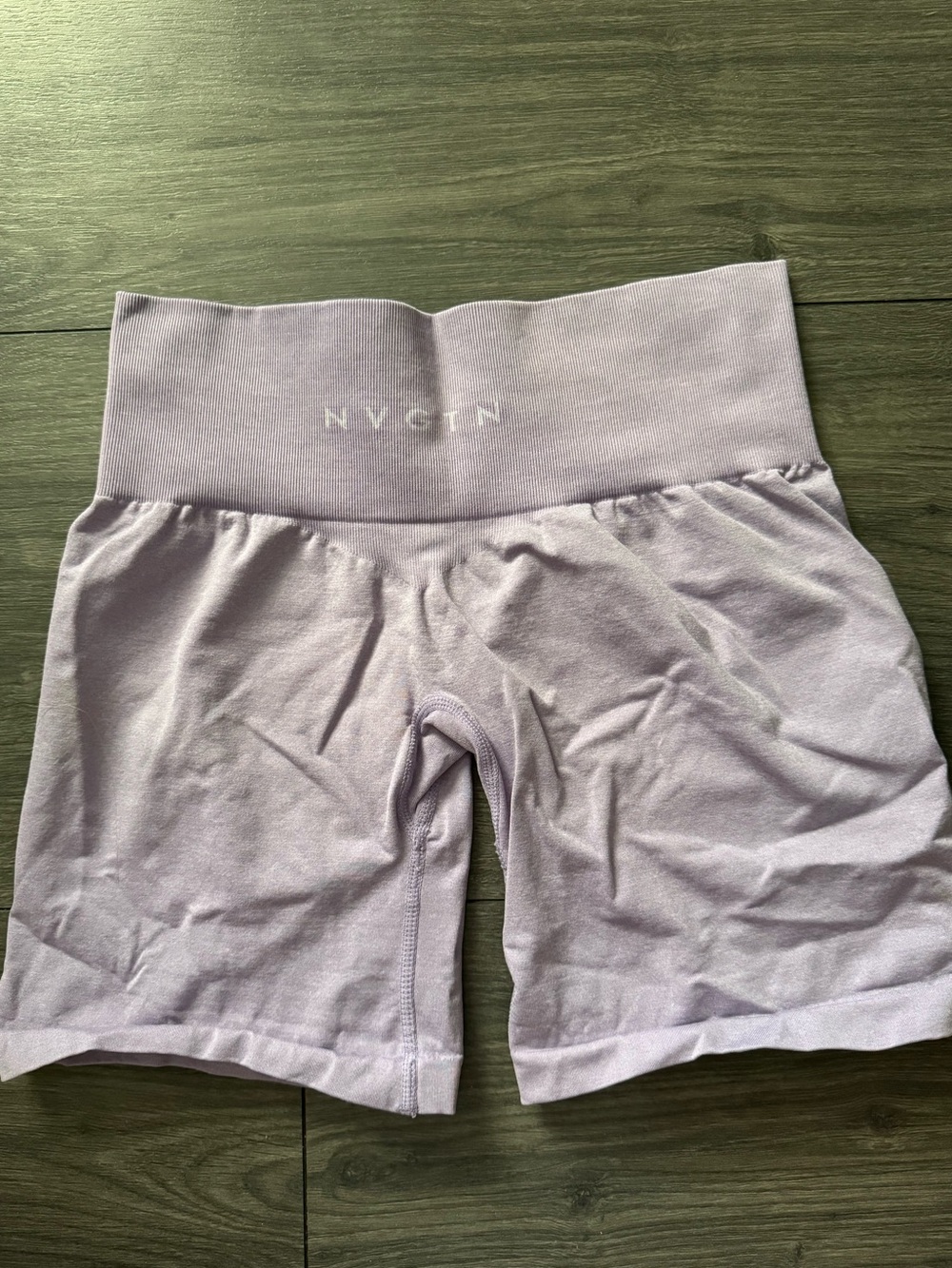 NVGTN Lavender Seamless High-Waist Bike Shorts